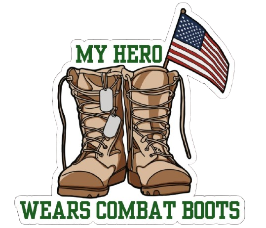 My hero wears combat boots