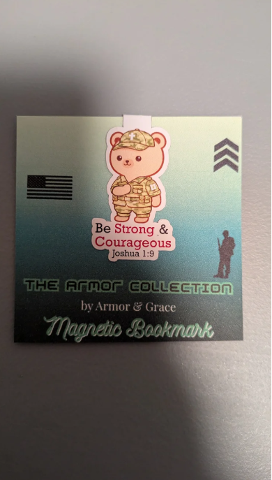 Be strong and courageous