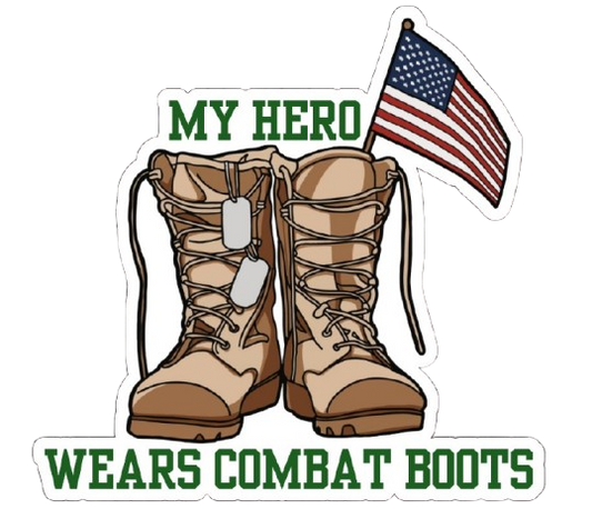 My hero wears combat boots